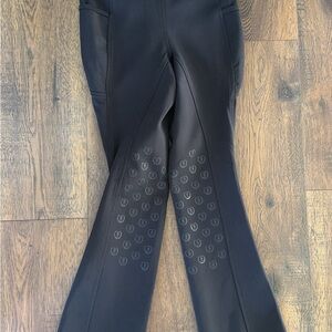 Freedman’s kids Black Riding Pants with Grip Detail